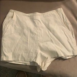 White shorts size XS